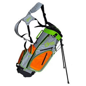 Droc - Dimond Golf Bag Age 10-13 (Orange_Lime, 30") Age 11-14 (Gray_Lime, 32")